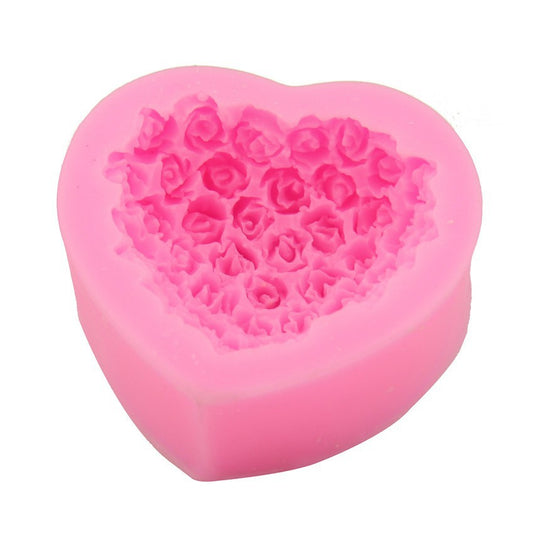 Valentines Day Gift Valentine'S Day Love Rose Silicone Mould Home Supplies