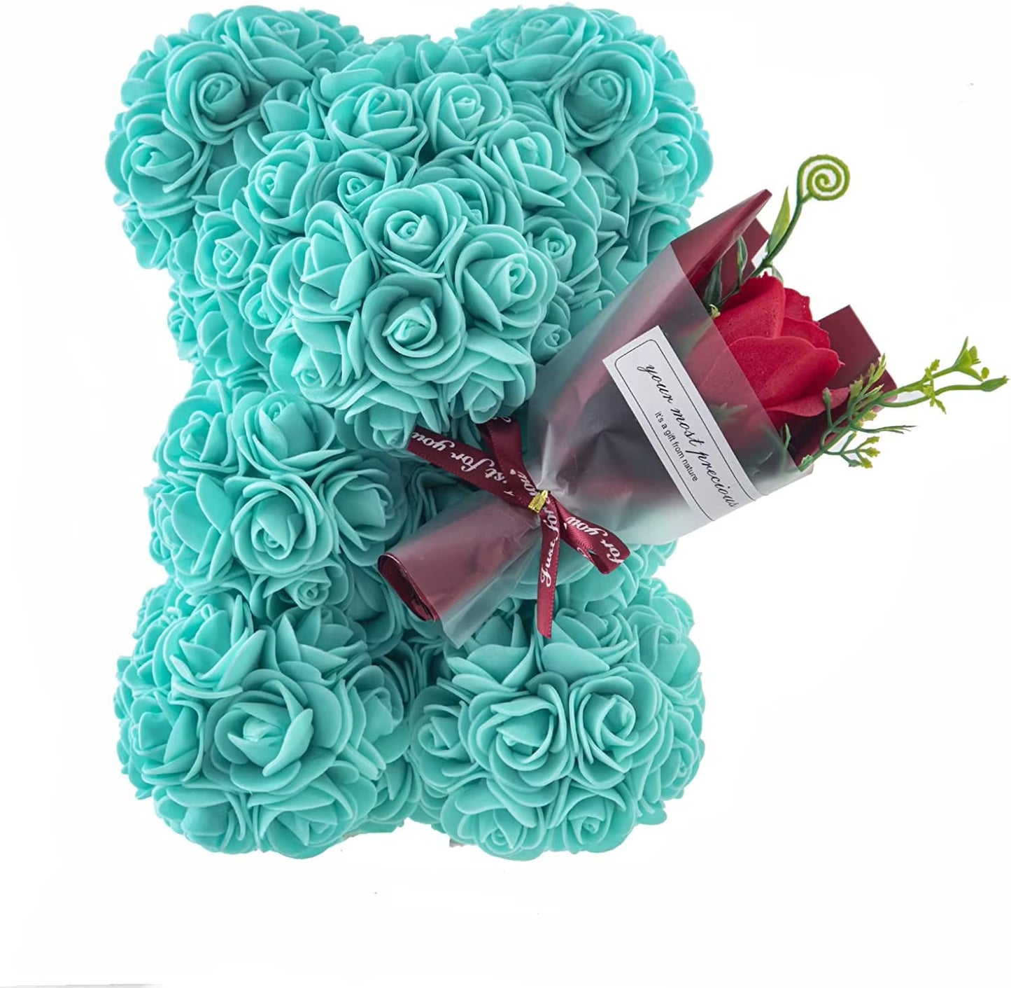 2026 Eternal Rose Teddy Bear Artificial Flower Gift for Mom - Mother'S Day Birthday Valentine'S Day Anniversary Home Decor